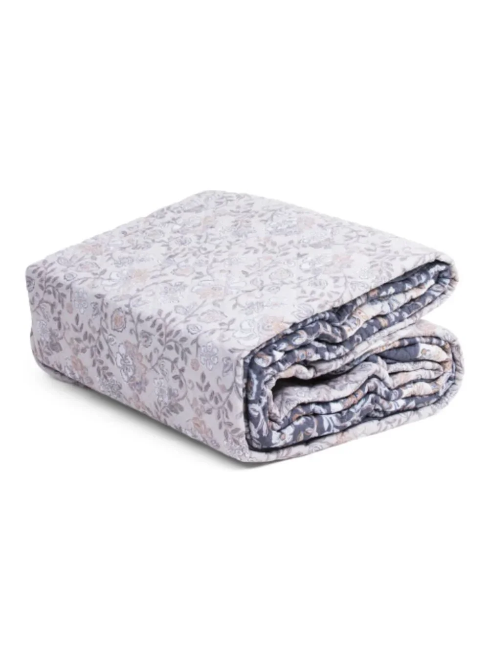 MOSS & WILLOW 3pc Reversible Riviera Jacobean Border Quilt Set